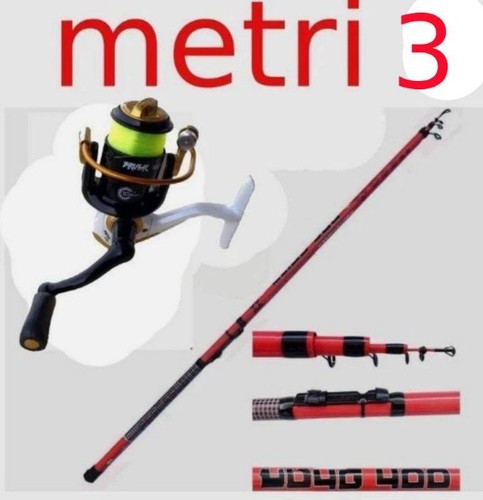 Set canna metri mulinello - canna,