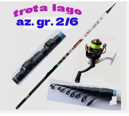 Canna pesca trota lago - canna,
