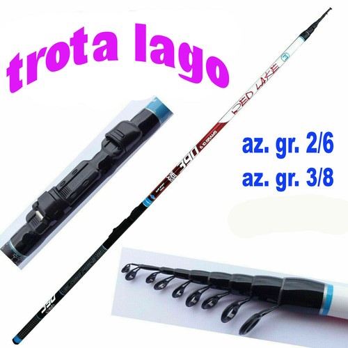 Canna pesca trota lago - pesca,