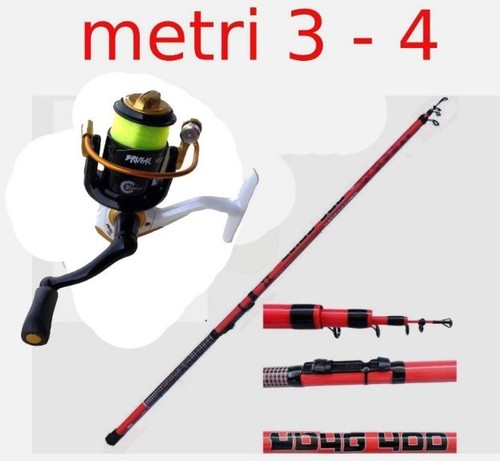 Canna pesca con mulinello - da,